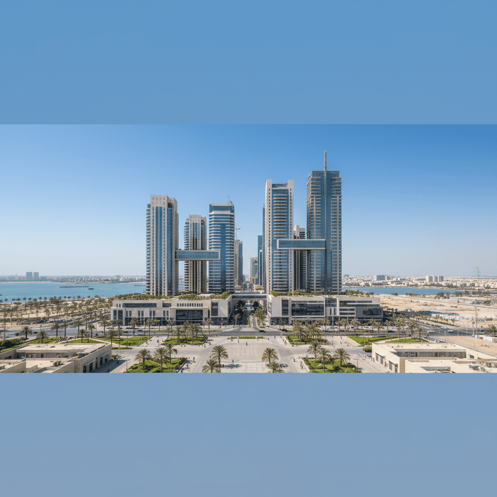 أفق الدمام والخبر في المنطقة الشرقية — صورة غلاف لمقال "صعود المشاريع متعددة الاستخدامات في المدن السعودية: تحول في التخطيط ا